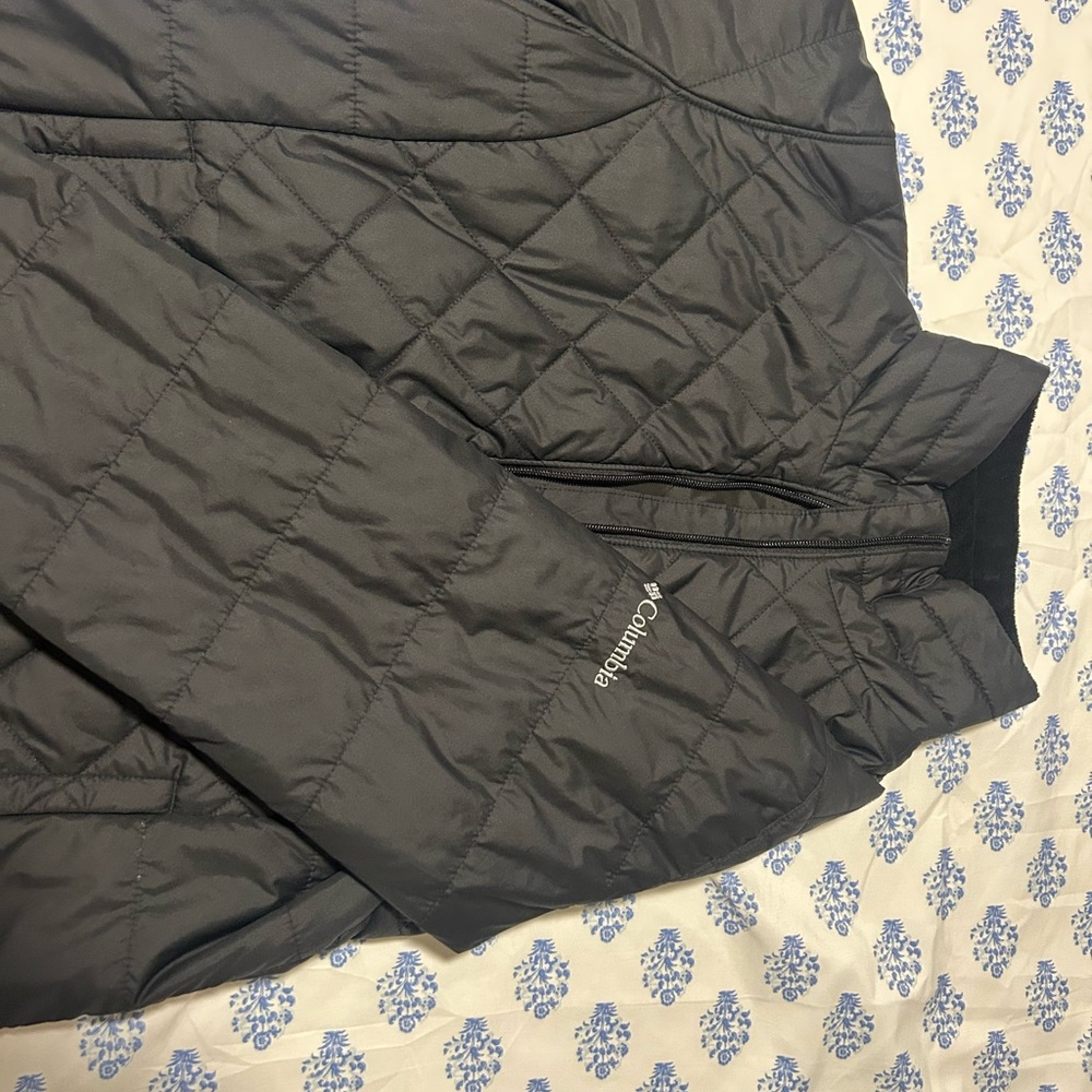 Columbia Black Quilted Winter Jacket / Coat
